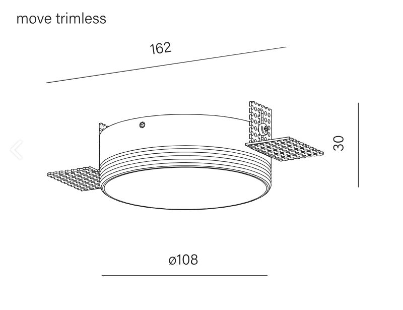 Ramka montażowa AQForm QRLED next move trimless naturalne aluminium – 81261-11 - obrazek 2