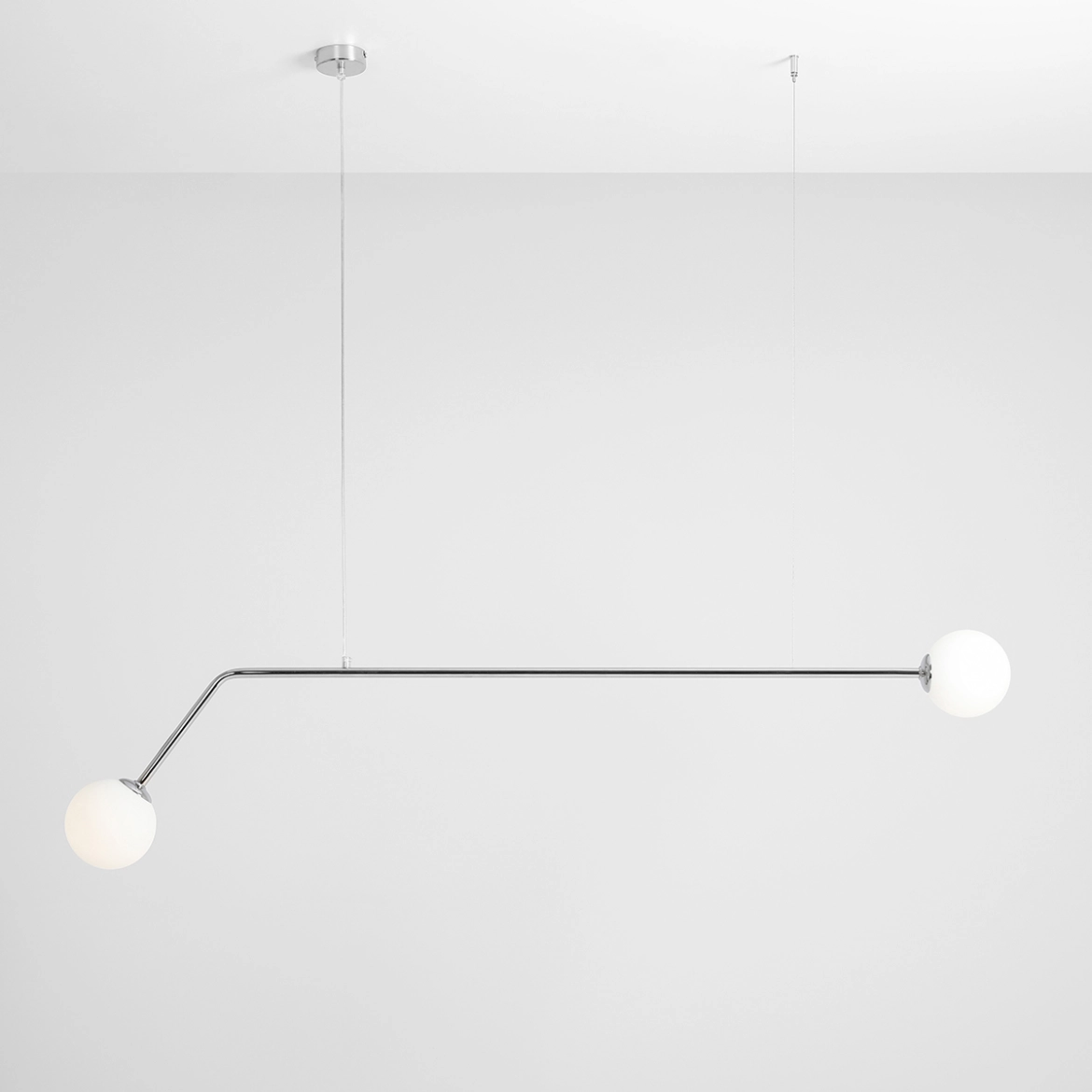 LAMPA WISZĄCA PURE CHROME 1064H4 ALDEX