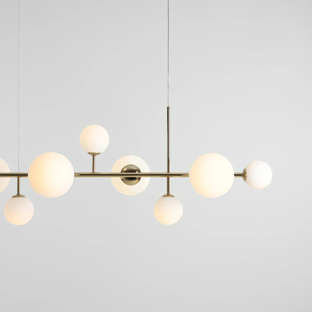 Lampa wisząca DIONE 9 GOLD 1092N30 Aldex