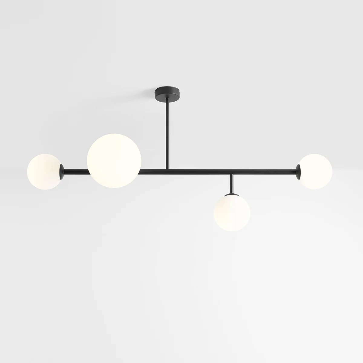 DIONE 4 BLACK 1092PL_L1 Nowoczesna lampa sufitowa Aldex
