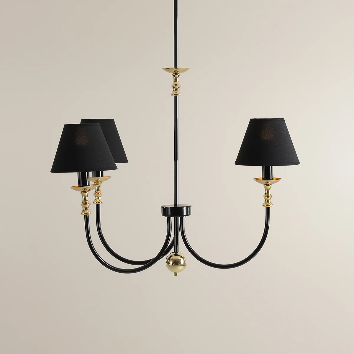 ROMA 3 BLACK 1118E1 Elegancki żyrandol Aldex