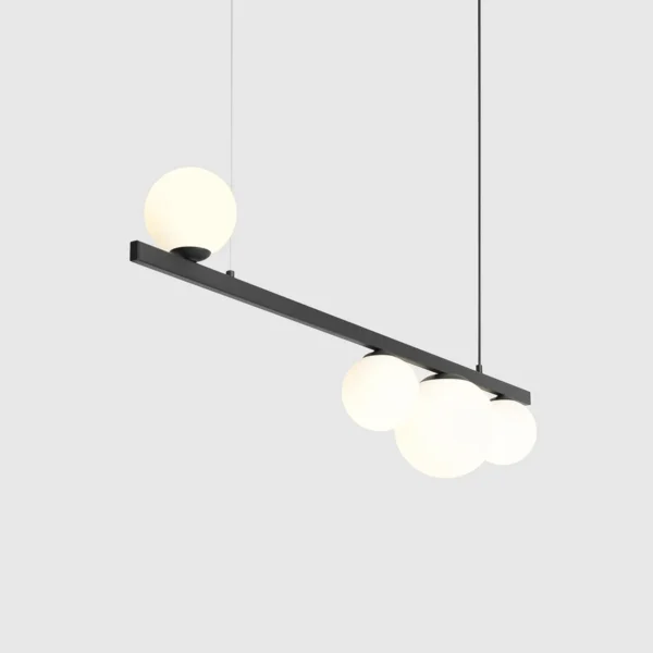 GARDA 4 BLACK 1099L1 Stylowa lampa wisząca Aldex
