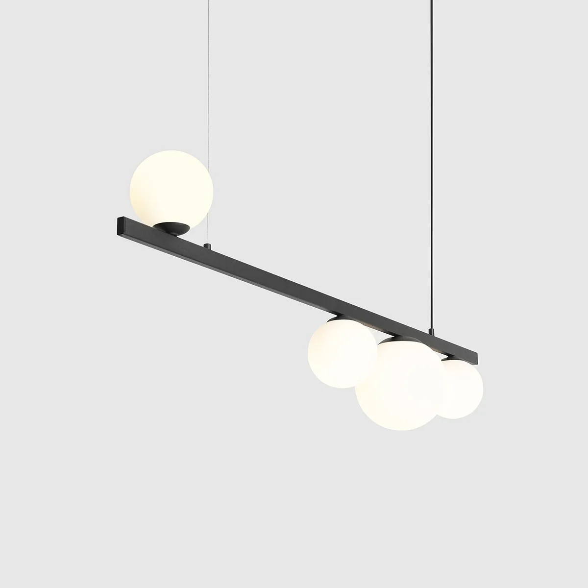 GARDA 4 BLACK 1099L1 Stylowa lampa wisząca Aldex