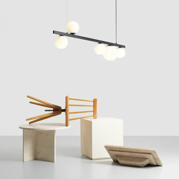 GARDA 5 BLACK 1099F1 Stylowa lampa wisząca Aldex