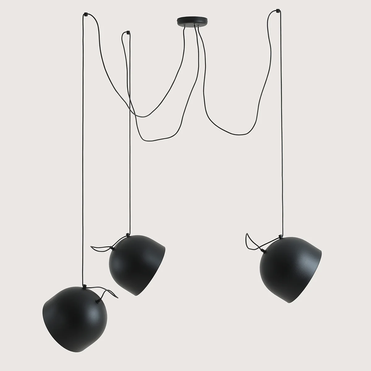 Lampa wisząca NOOR 3 BLACK 1122E_1 Aldex