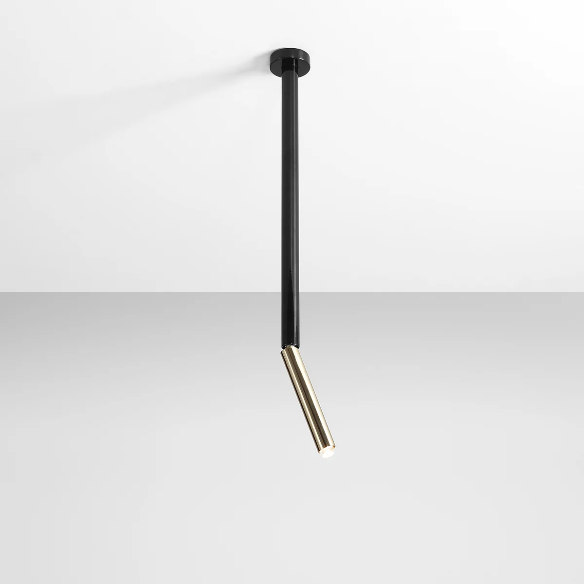 Prosty plafon punktowy STICK ALL BLACK M 1067PL_G1_M Aldex