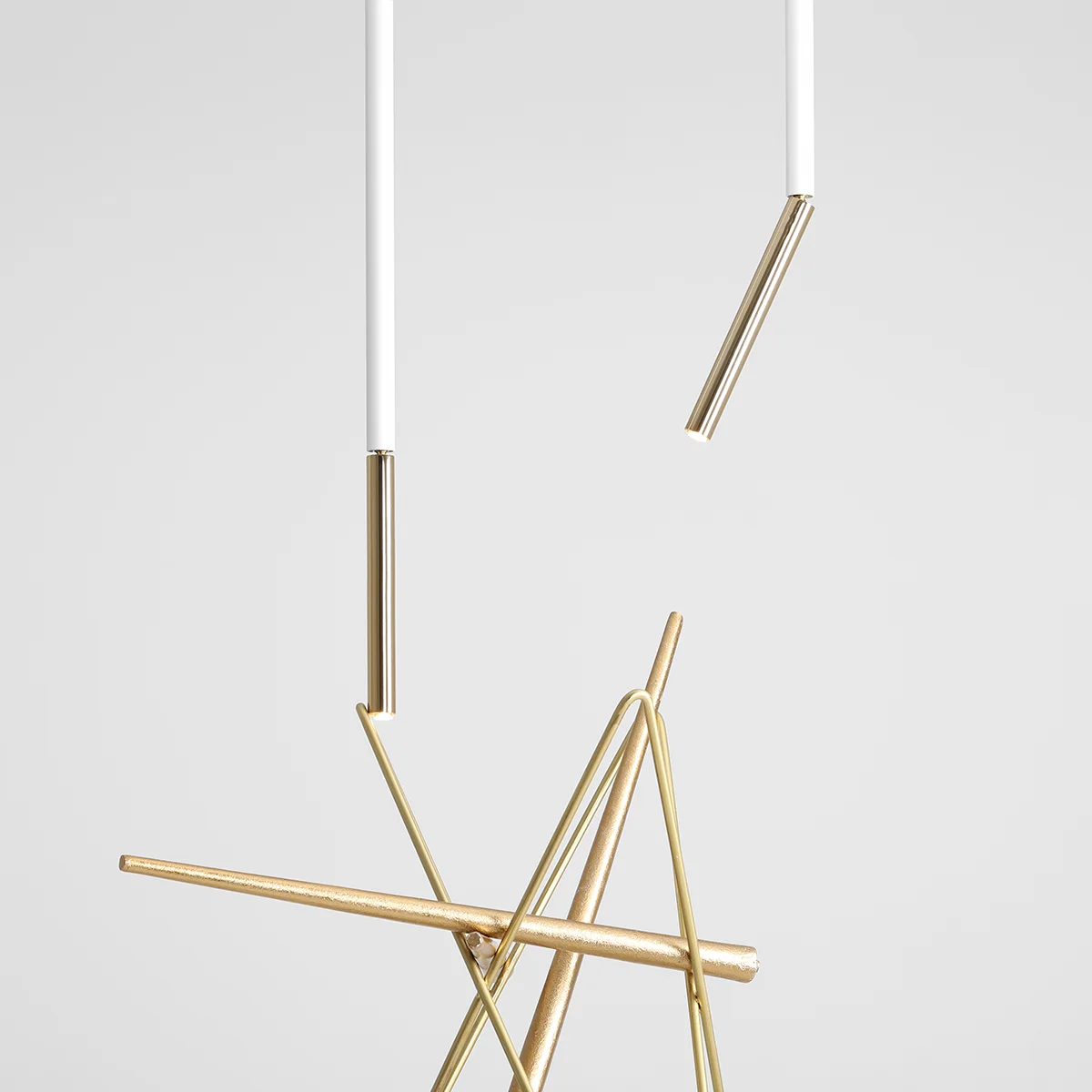 Prosty plafon punktowy STICK ALL WHITE L 1067PL_G_L Aldex