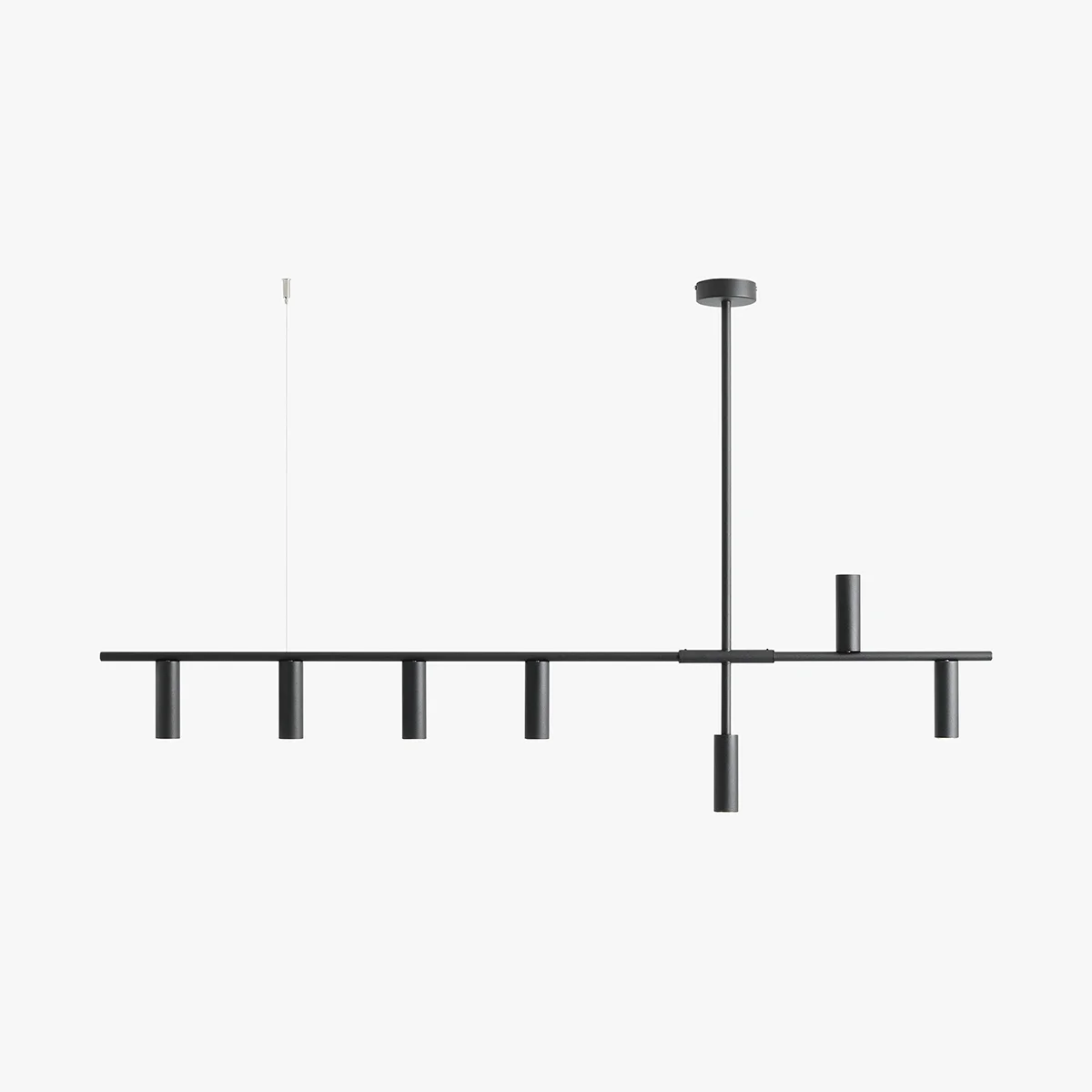TREVO 7 ALL BLACK 1104T1 Designerska lampa wisząca Aldex