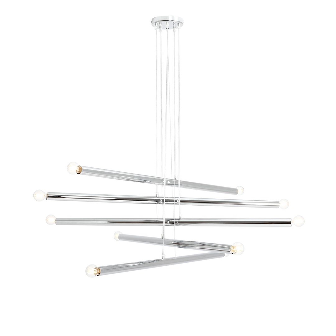 Lampa Wisząca TUBO 10 Chrom 1072M4 Aldex