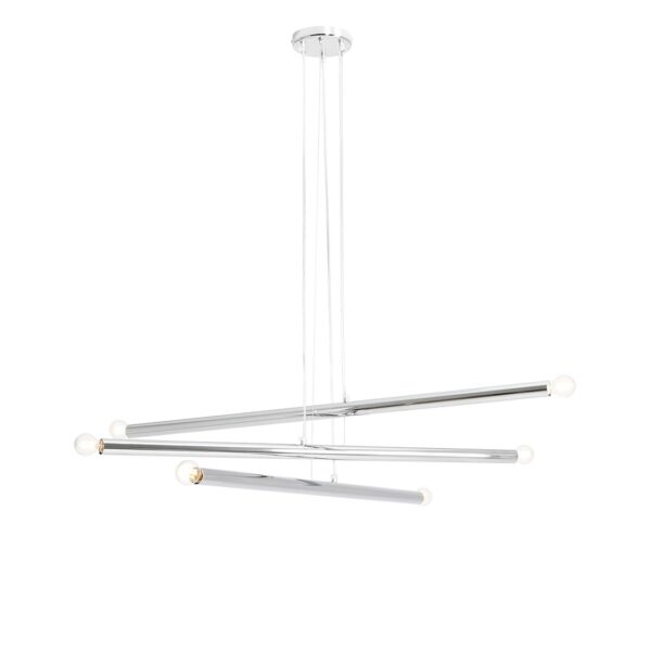Lampa Wisząca TUBO 6 Chrom 1072K4 Aldex