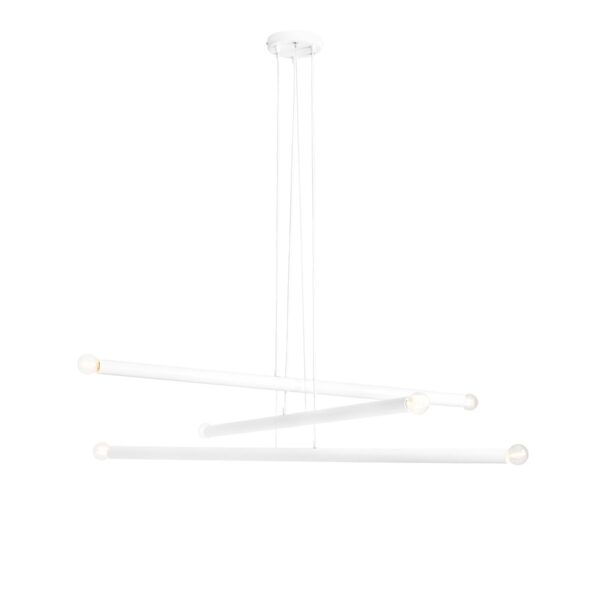 Lampa Wisząca TUBO 6 Biały 1072K Aldex