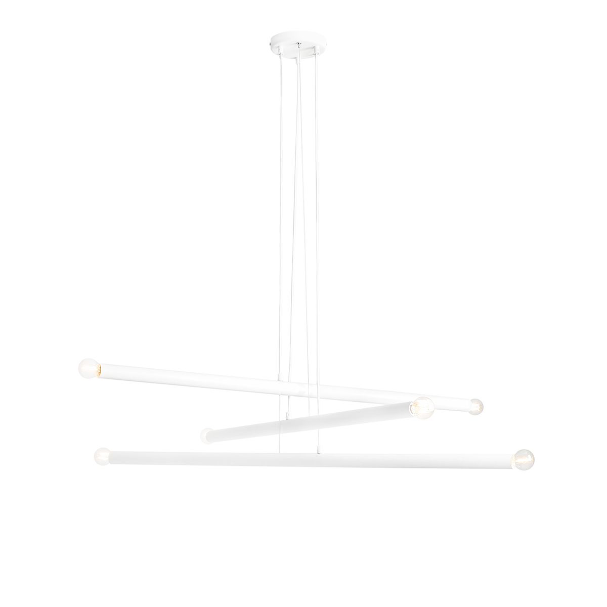 Lampa Wisząca TUBO 6 Biały 1072K Aldex