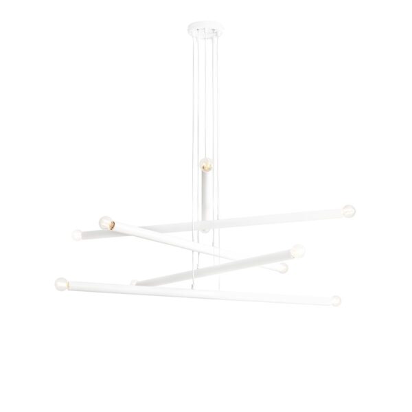 Lampa Wisząca TUBO 10 Biały 1072M Aldex