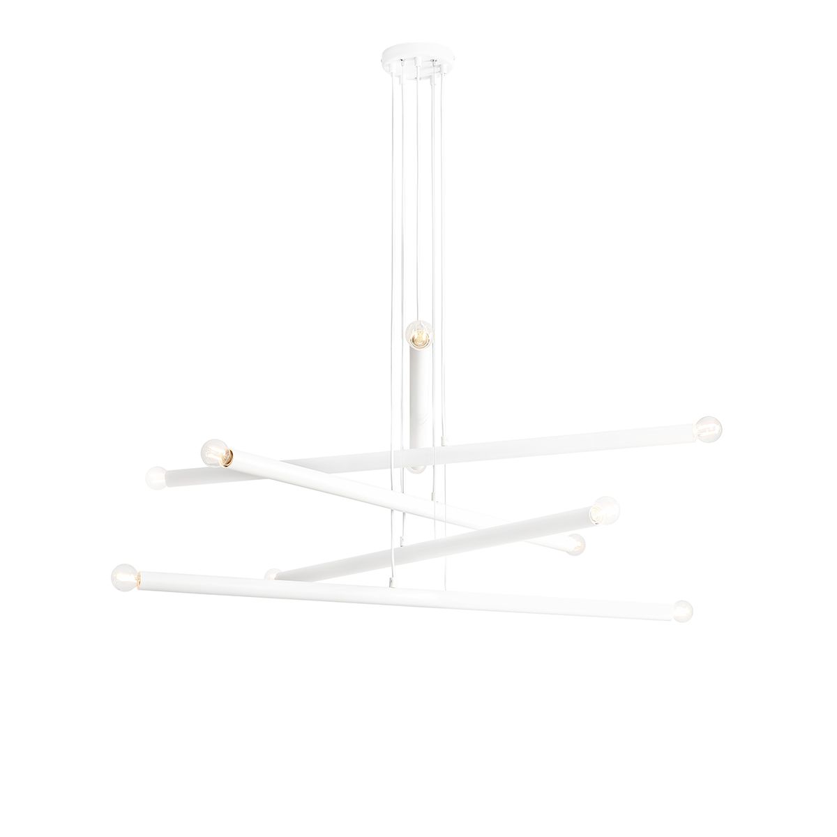 Lampa Wisząca TUBO 10 Biały 1072M Aldex