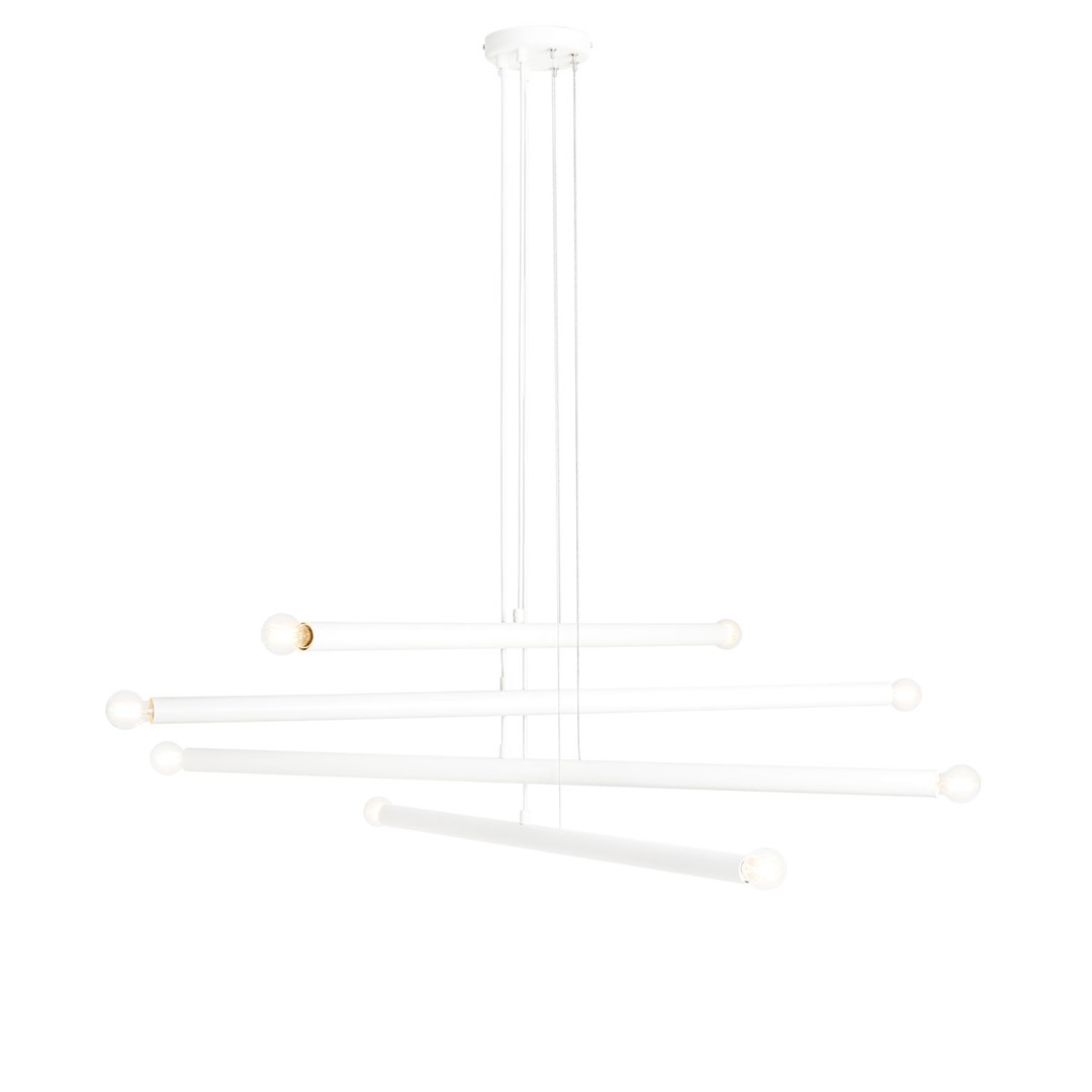 Lampa Wisząca TUBO 8 Biały 1072P Aldex