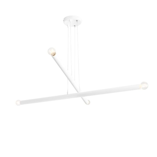 Lampa Wisząca TUBO 4 Biały 1072L Aldex