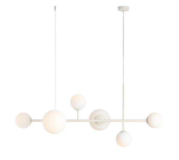 Lampa Wisząca DIONE 6 Kremowy 1092K9 Aldex