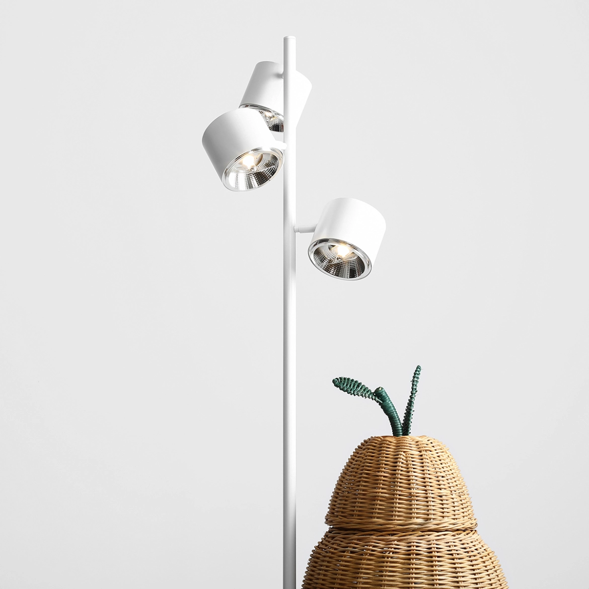 LAMPA PODŁOGOWA 3 PŁ. BOT WHITE 1046A ALDEX