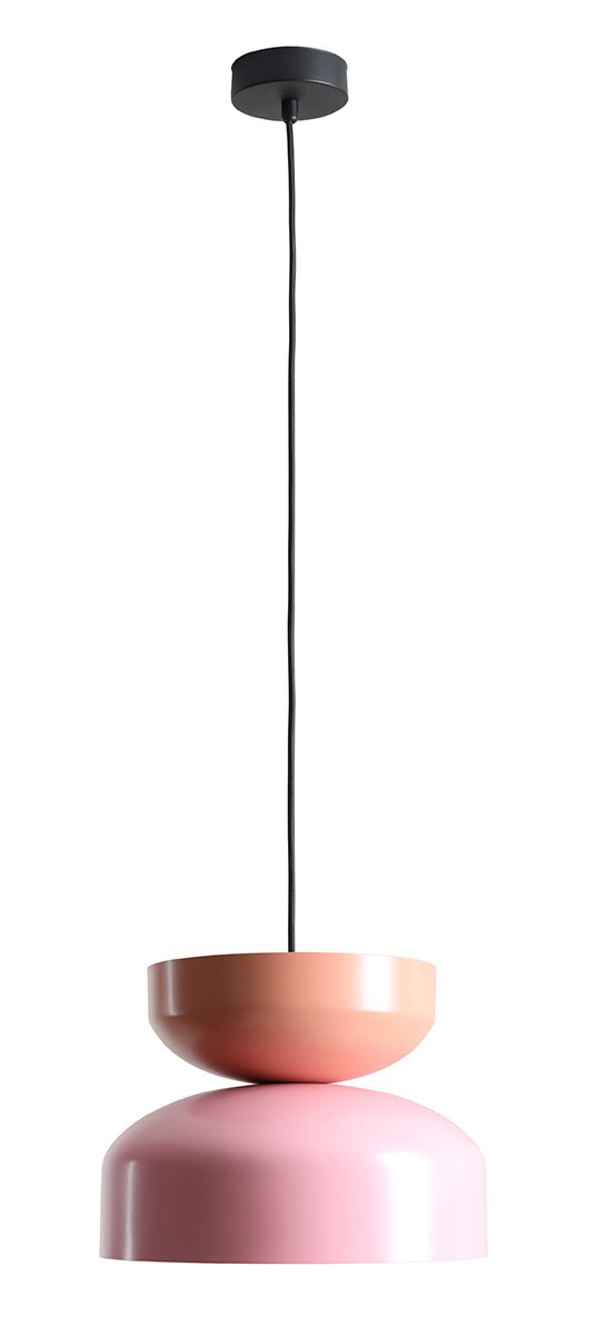 Lampa sufitowa TULA DARK BABY PINK + CORAL (30 + 22) 1132G18_11_C Aldex