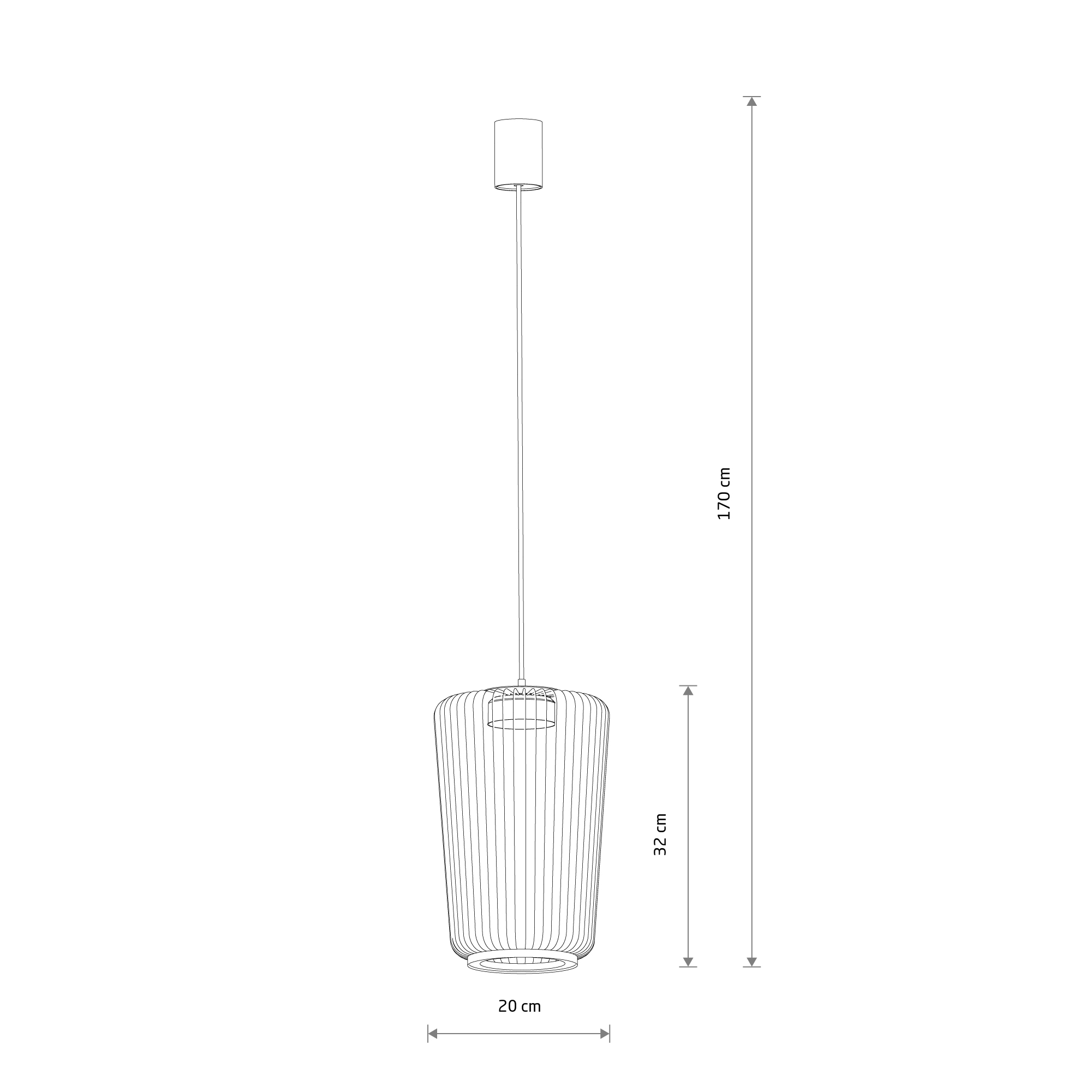 Lampa wisząca KENAI B jedwabisty grafit 12224 Nowodvorski