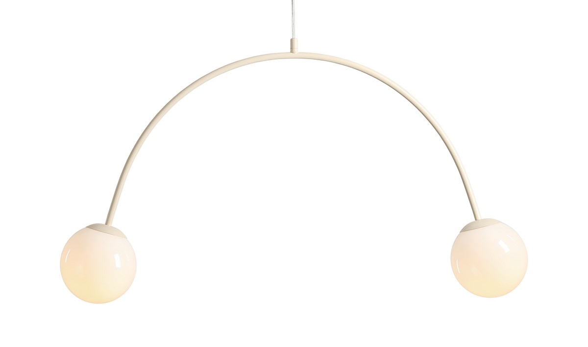 Lampa Wisząca Una 2 Kremowy 1116H9 Aldex
