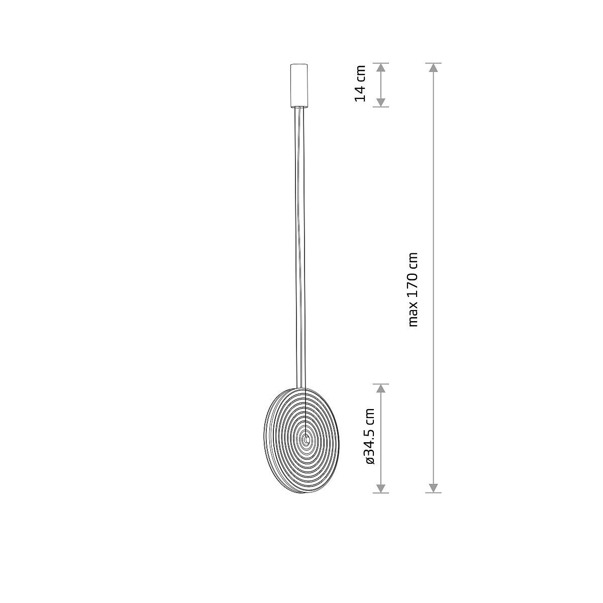 Lampa wisząca AURA LED 12233 Nowodvorski
