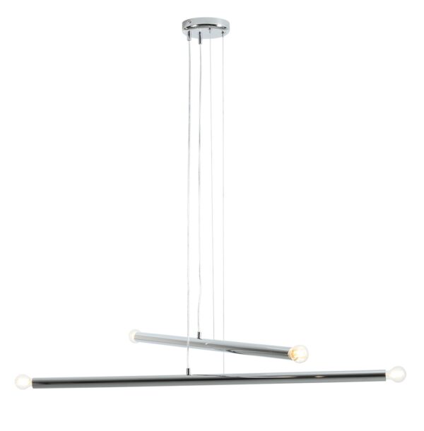 Lampa Wisząca TUBO 4 Chrom 1072L4 Aldex