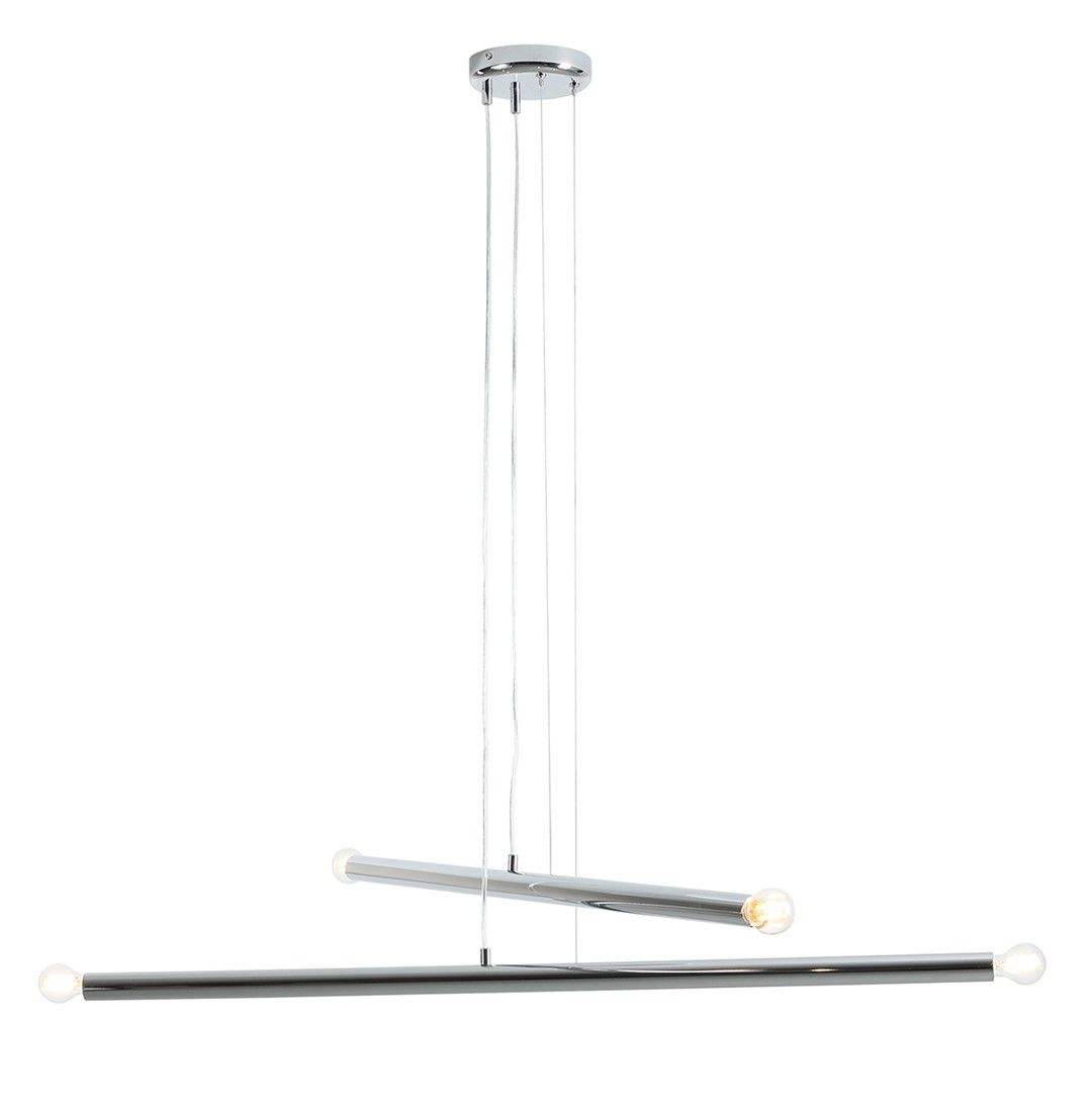 Lampa Wisząca TUBO 4 Chrom 1072L4 Aldex