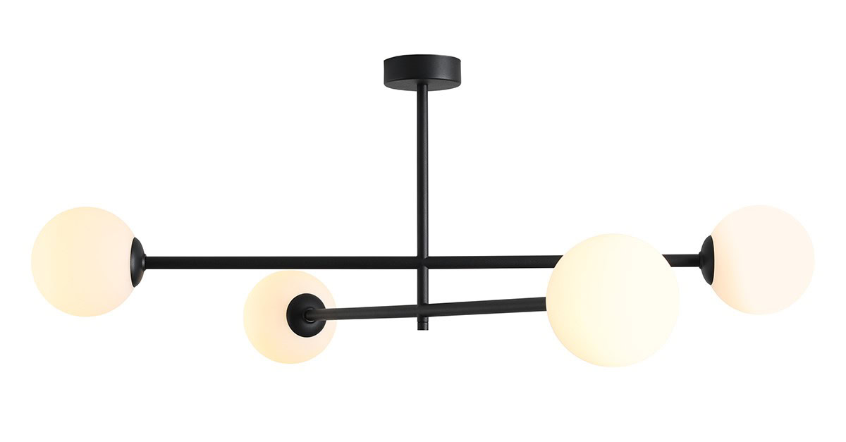 PLAFON PINNE 4 BLACK 1080PL_L1 ALDEX