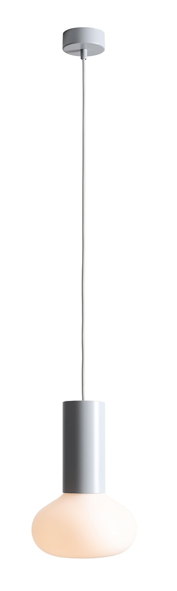 LAMPA WISZĄCA FLO GREY S (opal glass) 7000G22_S Aldex