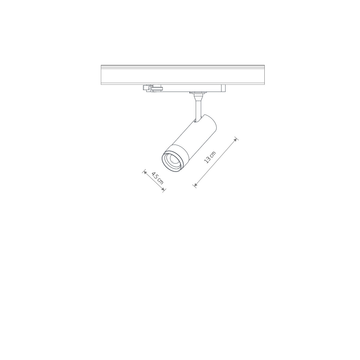 CTLS SPOT ZOOM LED 10W 4000K 12313 Nowodvorski