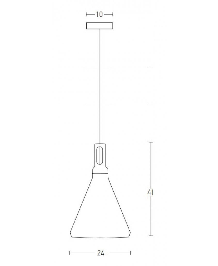 1513-W PENDANT LAMP 1XE27 ALUMINIUM WHITE Zambelis Lights