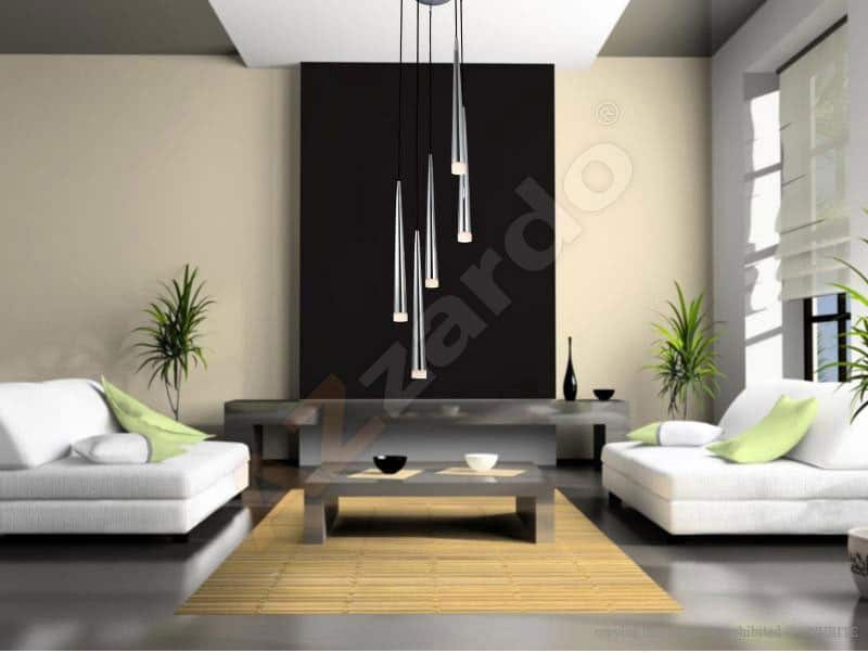 Lampa wisząca STYLO 5 AZ0134 CHROME AZZARDO