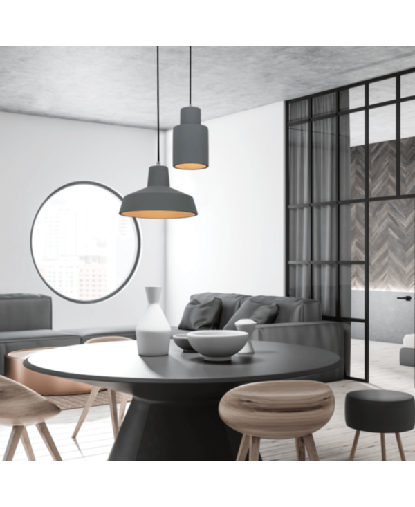 1655 SINGLE PENDANT CONCRETE Zambelis Lights