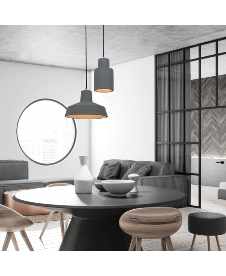1655 SINGLE PENDANT CONCRETE Zambelis Lights