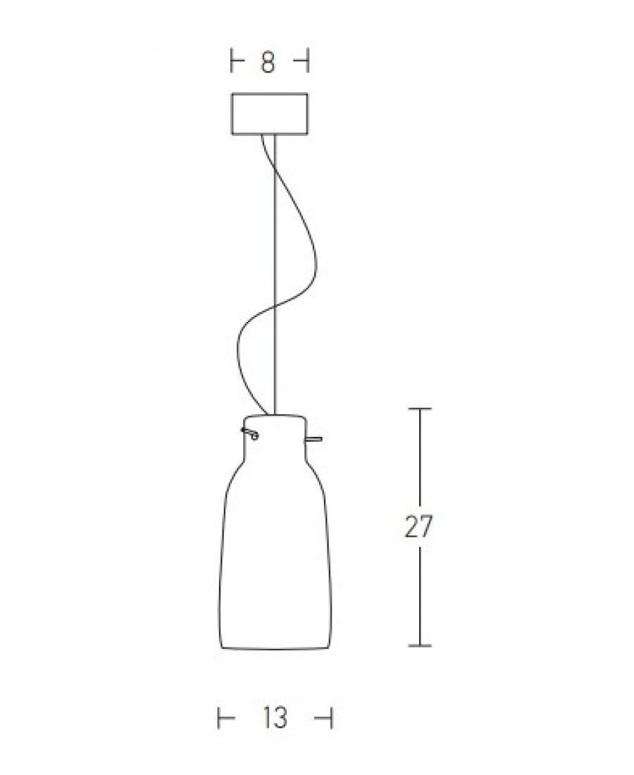 1665 PENDANT CLAY Zambelis Lights