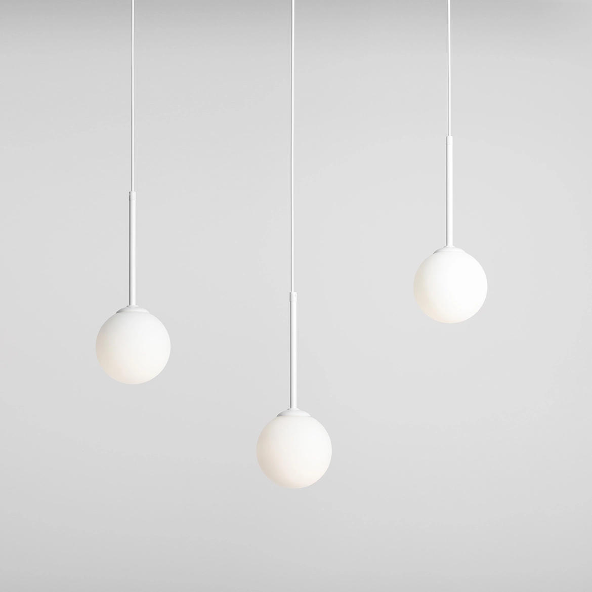 LAMPA WISZĄCA BOSSO 3 WHITE 1087E ALDEX