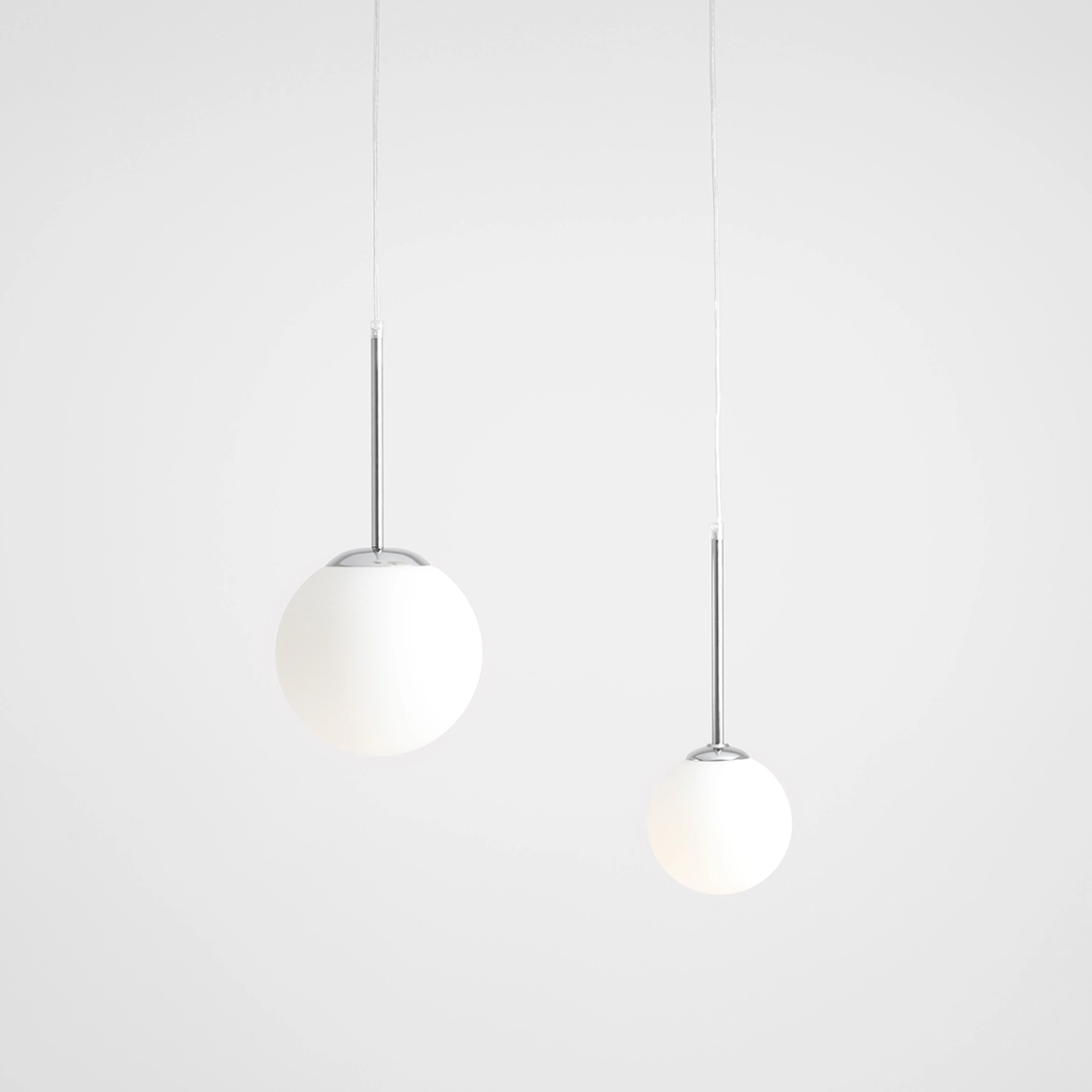 LAMPA WISZĄCA BOSSO MINI 20 CHROME 1087XS4 ALDEX