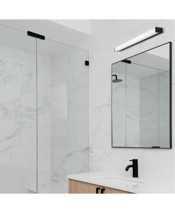 180041-B WALL LIGHT 16W 3000K BLACK IP44 Zambelis Lights