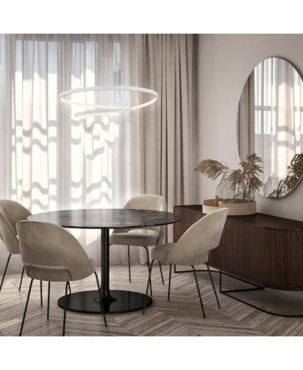 180055 PENDANT LIGHT LED 56W WHITE FOR INDOOR SPACES Zambelis Lights