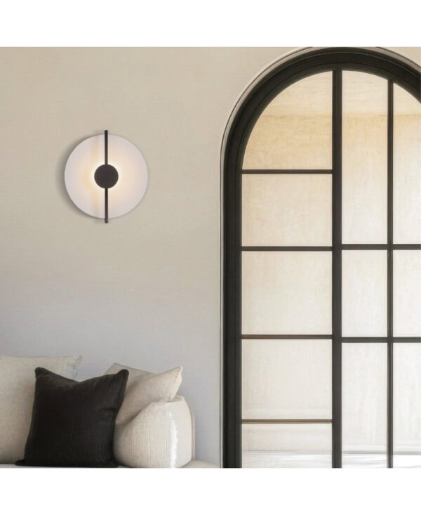 1910 SCONCE LED 13W 3000K SANDY BLACK - WHITE MATT Zambelis Lights
