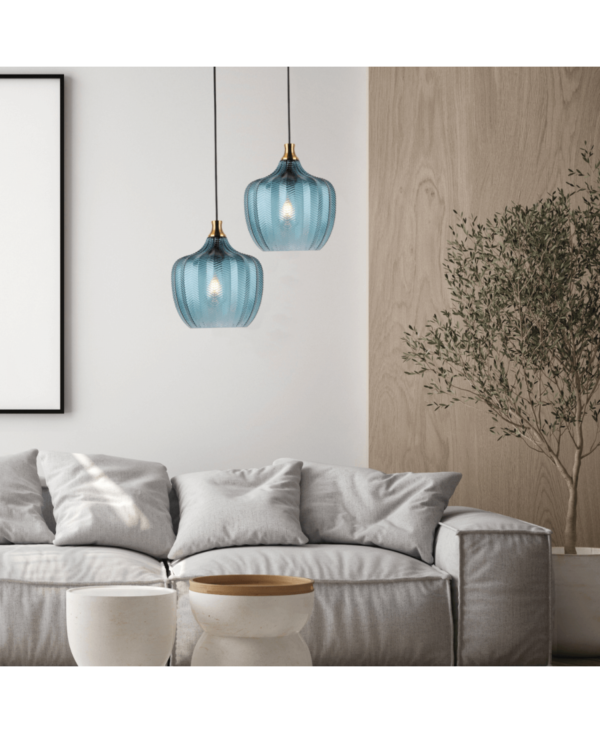 19175 PENDANT LIGHT GLASS 1XE27 MAX 40W Zambelis Lights