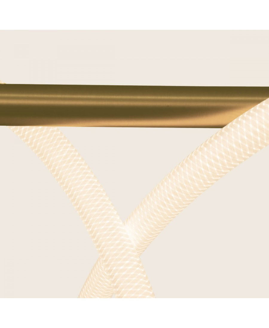 19254 PENDANT LIGHT LED 28W GOLD MAT FOR INDOOR SPACES Zambelis Lights