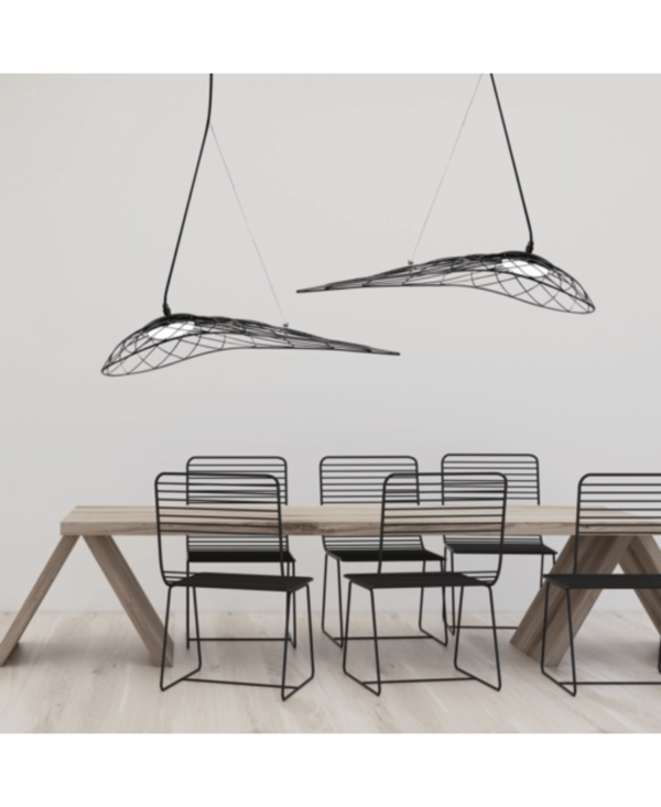 1975 PENDANT LIGHT LED 10W 3000K BLACK Zambelis Lights