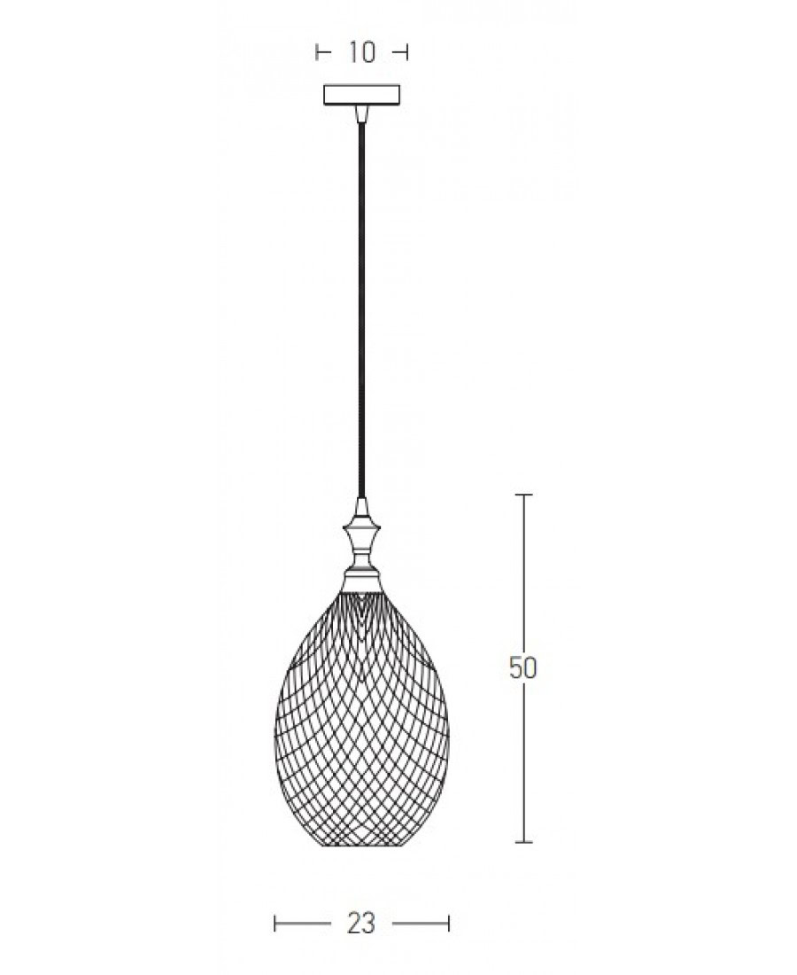 1986 PENDANT LIGHT 1XE27 GLASS SMOKE GRAY Zambelis Lights