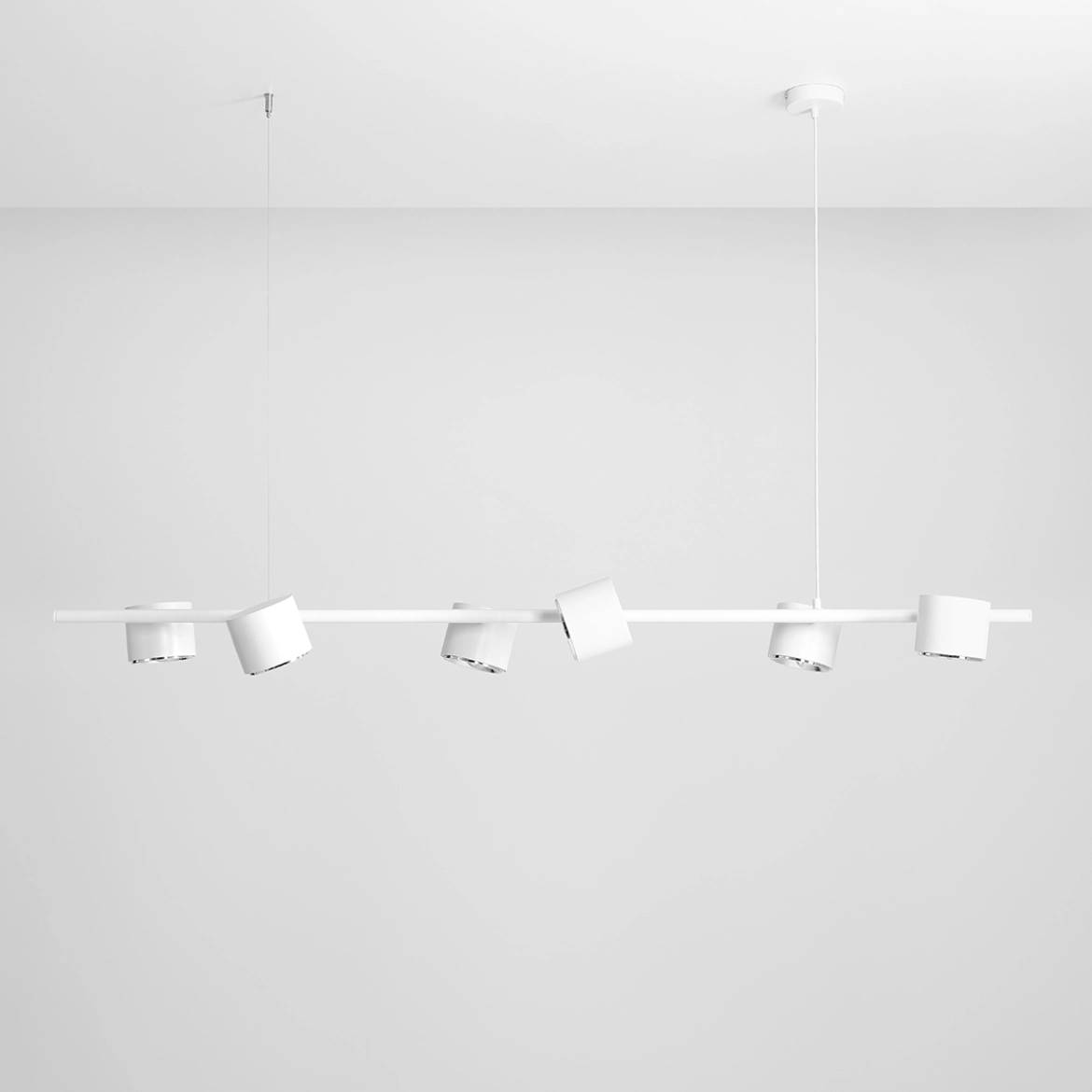 Lampa wisząca 6-PŁ BOT WHITE 1046K ALDEX