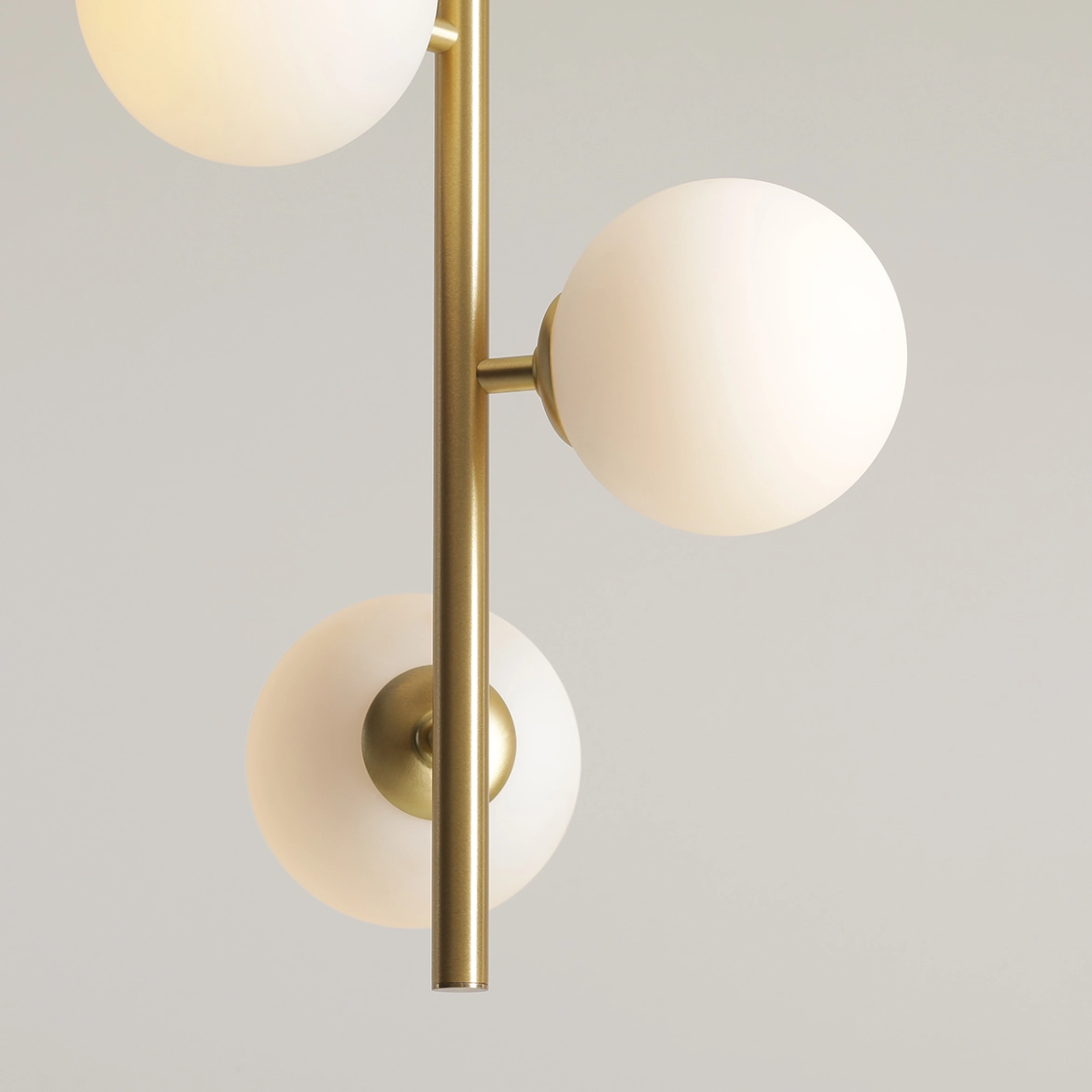 Lampa Wisząca Fin 3 Mosiądz S 1120E40_S Aldex