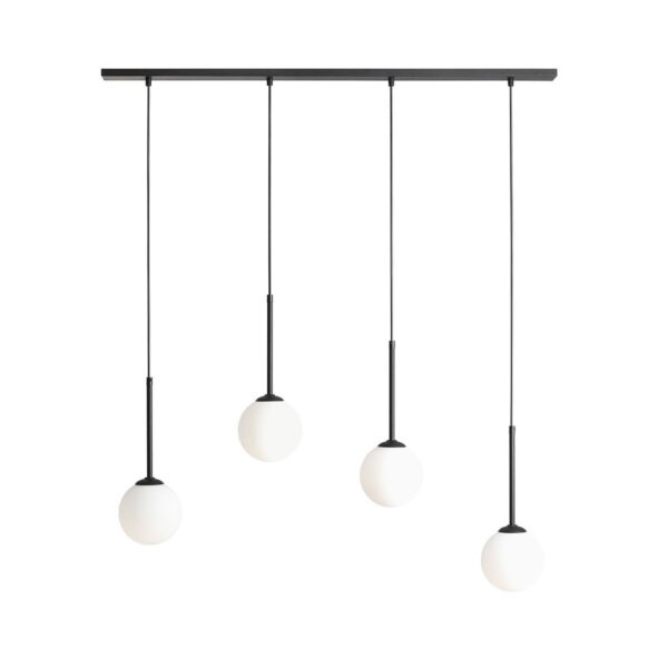 LAMPA WISZĄCA BOSSO 4 BLACK 1087L1 ALDEX