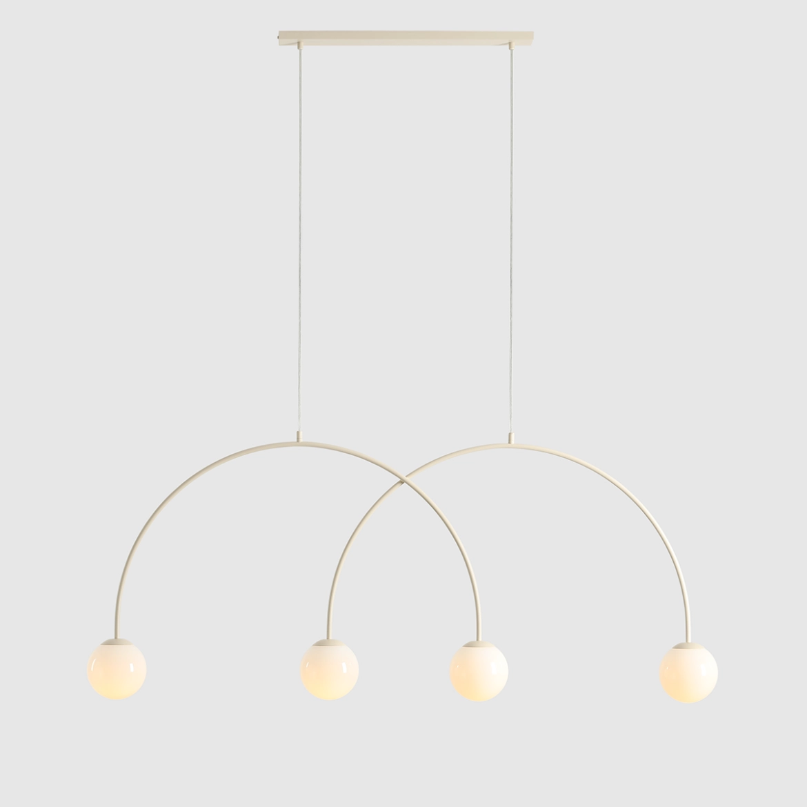 Lampa Wisząca Una 4 Kremowy L 1116L9_L Aldex
