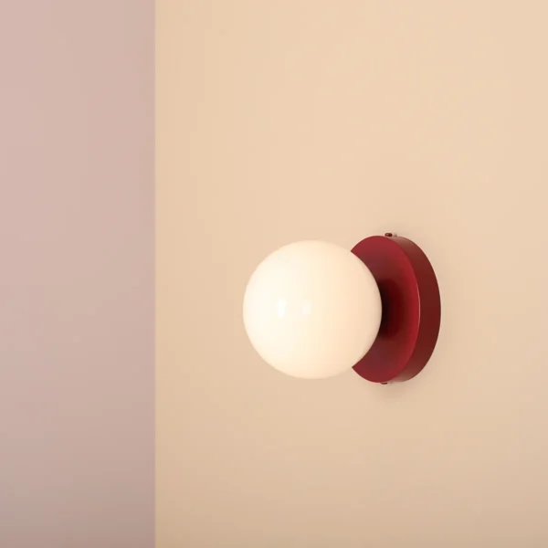 Kinkiet BALL WALL II RED WINE S 1126C15_S Aldex